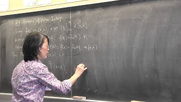 CMPSC/Math 451--Jan 28, 2015. Nested form. Error Theorem for polynomial interpolation. Wen Shen