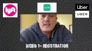 Registration requirements for Lyft, Uber and Curb- Tutorial 1