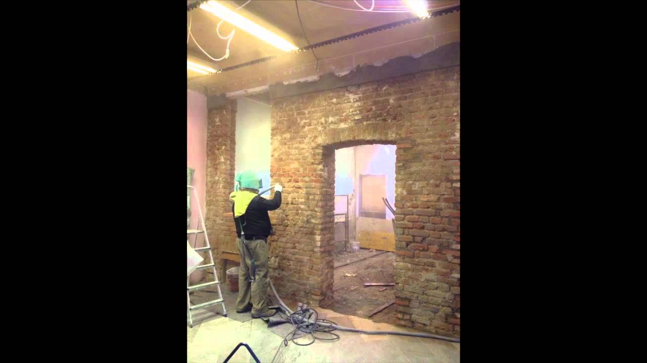 Sabbiatura soffitto legno sabbiatura volte mattoni youtube