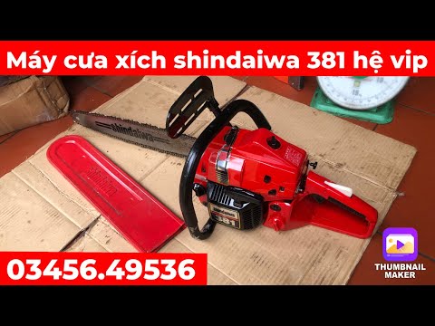 Video Máy cưa xích nhật bãi hàng siêu tầm shindaiwa 381... - youtube