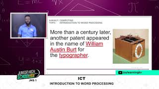 I C T Jhs-1 Introduction to Word Processing 28-04-2022 B