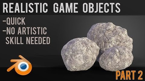 Realistic Low Poly Game Assets - Rocks - Part 2