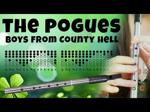 Boys From County Hell - The Pogues | Tin Whistle Tabs Tutorial