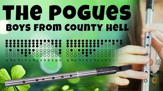 Boys From County Hell - The Pogues | Tin Whistle Tabs Tutorial