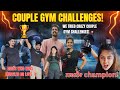 Couple Gym Challenge  | Guess Who Wins? ❤️  | Fun &amp; Fitness 🎯|We Tried Crazy Couple Gym Challenges