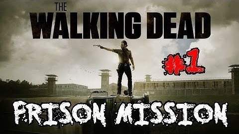 Custom Zombies-"PRISON MISSION" Walking Dead Map Review