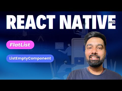 React Native Tutorial Hindi 27 - FlatList ListEmptyComponent