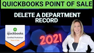 How to Delete A Department Record in QuickBooks POS v19 Without Affecting Inventory or Reports