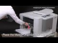 RISO CV Instruction of Emptying the Master Disposal Box　＜RISO＞
