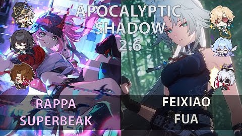 E0S0 Rappa Superbreak  + E0 FART Follow Up | Apocalyptic Shadow | Honkai Star Rail 2.6