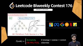 Q4. Palindromic Path Queries in a Tree || LCA, Tree, Binary Lifting || Leetcode Biweekly 176 || 2X 🚀