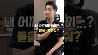 어깨에 돌 키우고 있는 사람?