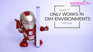 Motion Sensor LED Light will ONLY work in dark places