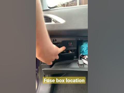 Peugeot 208 fuse box location - YouTube