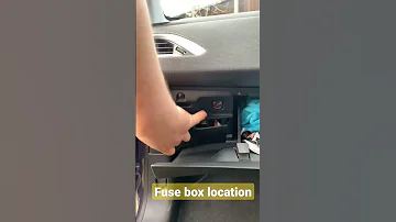 Peugeot 208 Fuse Box Location 
