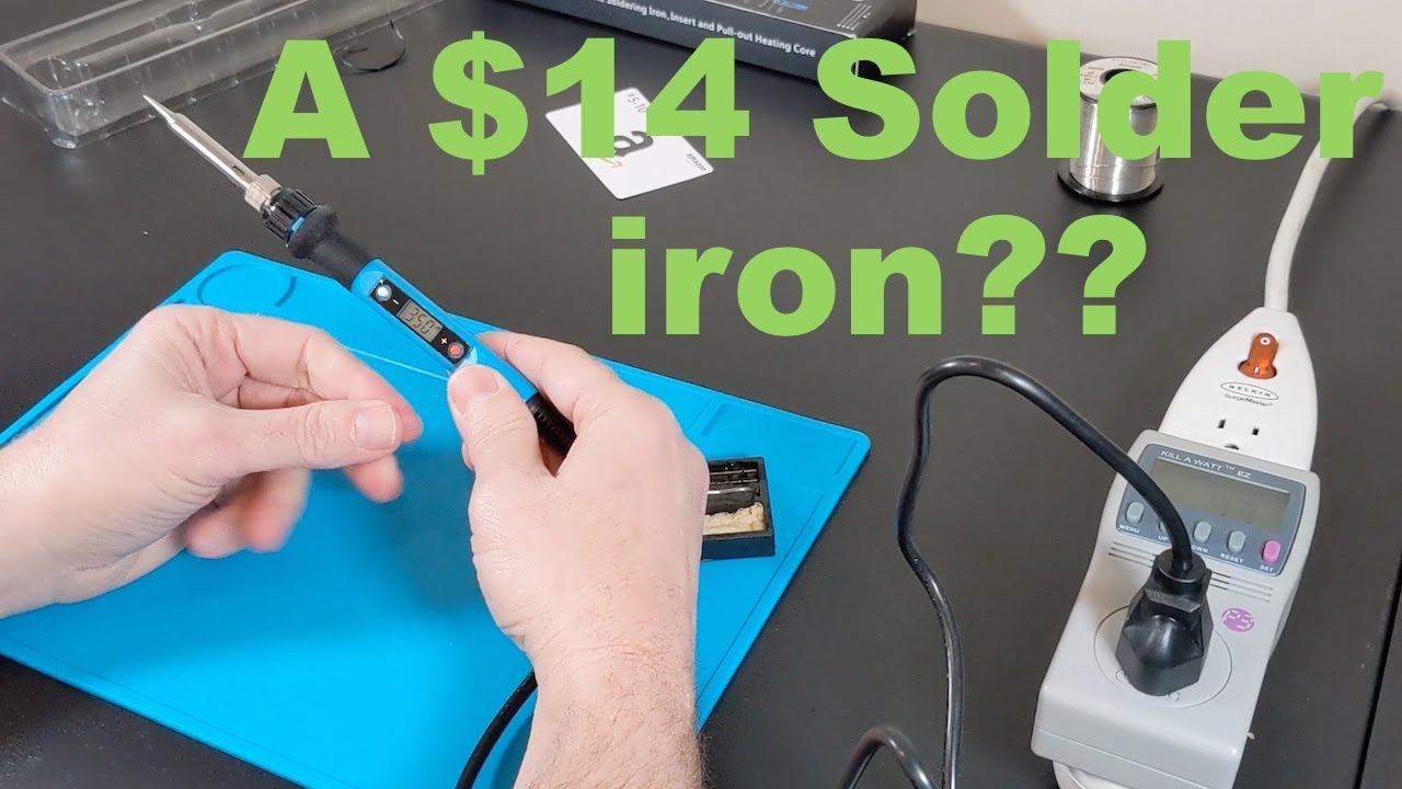 The 14 Amazon 936H Digital Soldering Iron review. Good hobby soldering iron for beginner or a