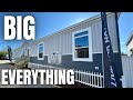 Y'all this NEW mobile home has some LARGE & UNIQUE features! Prefab House Tour