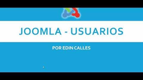 Joomla - Usuarios