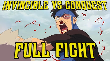 Invincible Vs Conquest Full Fight Mark vs Conquest BRUTAL Final Battle