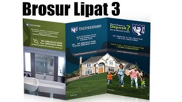 Cara Setting Brosur Lipat 3 di Coreldraw X4 X5 X6 X7 X8