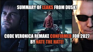RE NEWS - Reliable Leaker "Nate" Confirms Code Veroncia Remake!!! (Summary of RE:CV Leaks From DG!!)