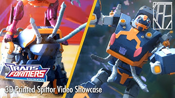 Transformers 3D Printed Animated Spittor Video Showcase
