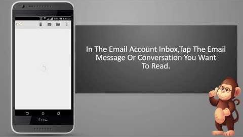 HTC How to use Read and replying to an email message on smart phones user guide support