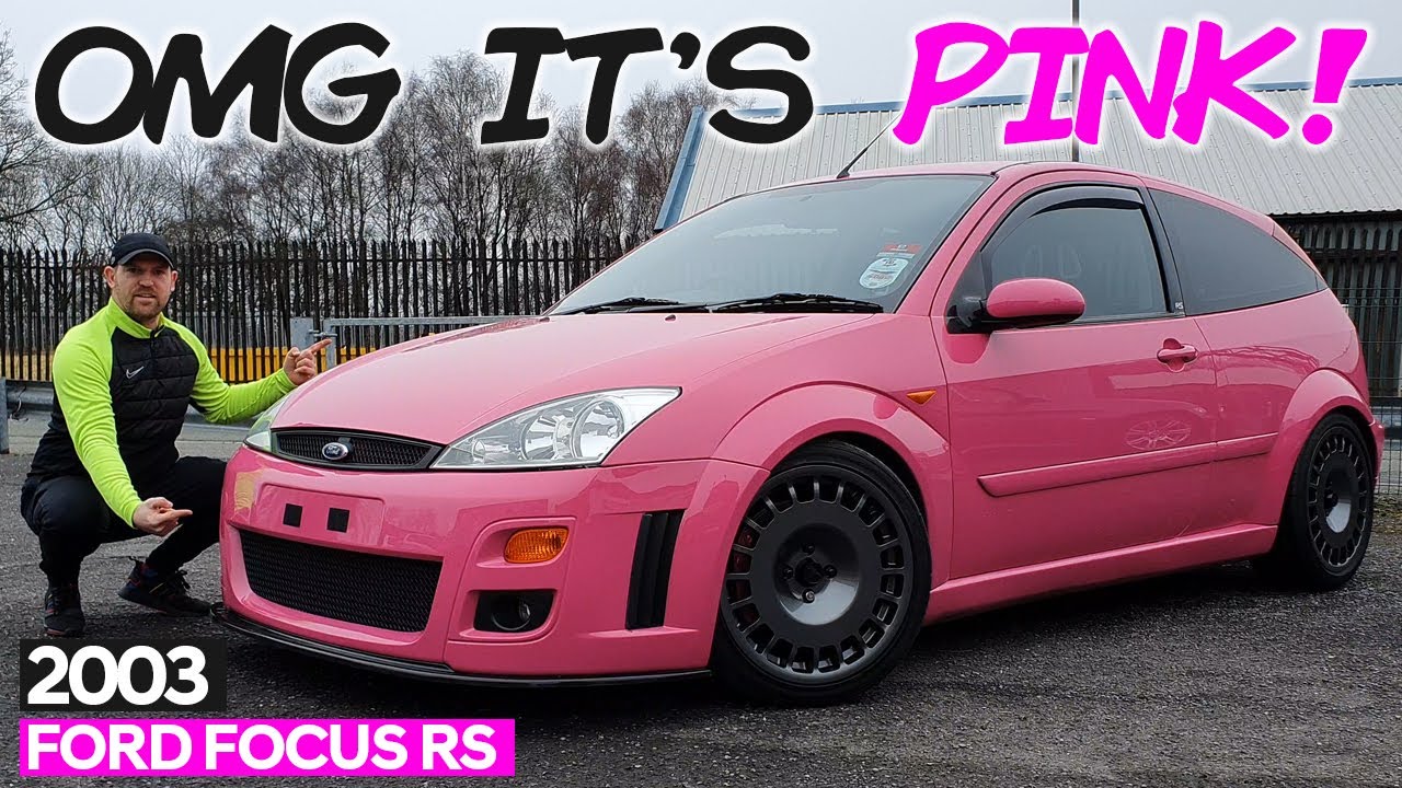 My PINK Ford Focus RS MK1 - Exterior, interior and engine bay :) 