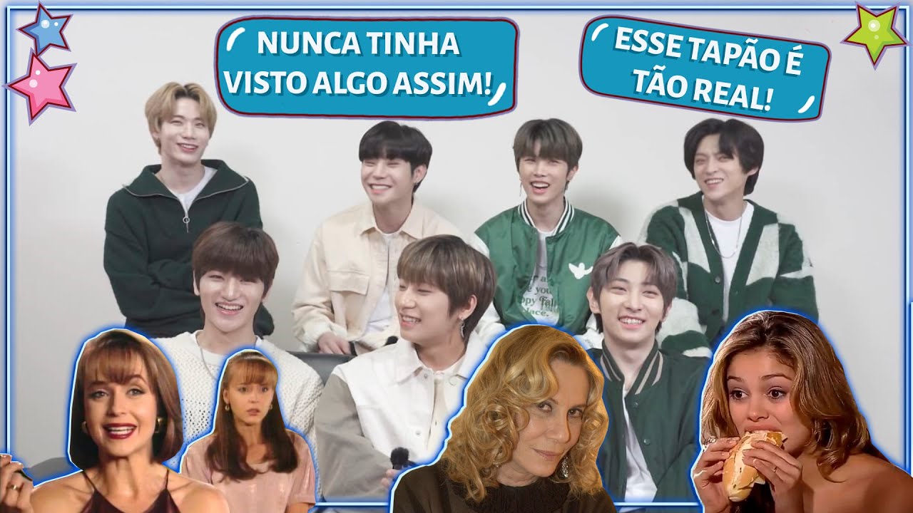 GRUPO DE KPOP REAGE A NOVELAS BRASILEIRAS E MEXICANAS (COM BLITZERS)