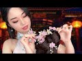 Asmr chinese new year hair styling