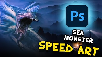 Sea Monster | Speed Art Episodes | Photoshop compositing / Highlights and shadows