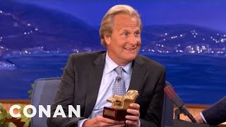 Jeff Daniels Shows Off His Prestigious Acting Award | CONAN on TBS Content
