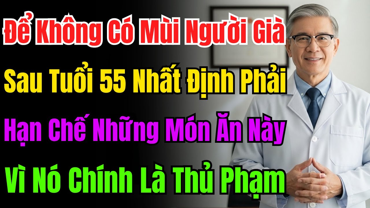 Thủ Phạm Gây Mùi Người Già Đã Lộ Diện! Sau 55 Tuổi Cấm Đụng Thứ Này Kẻo Hôi Hám Cả Đời.
