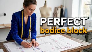 How to Draft the Perfect Front Bodice Block from Scratch | Part 3