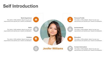 Self Introduction PowerPoint Presentation Template | Kridha Graphics