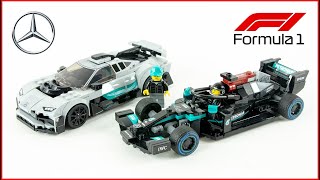LEGO Speed Champions 76909 Mercedes-AMG F1 W12 &amp; Mercedes-AMG Project One Speed Build for Collectors
