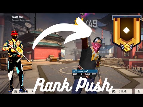 Free Fire :- Rank Push || Gold l || Hardly reach to Gold || Must watch || Doramon Gaming