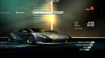 Need for speed Undercover Tuning Car