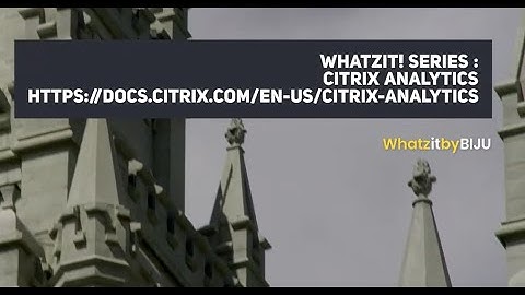 Whatzit!-Citrix Analytics