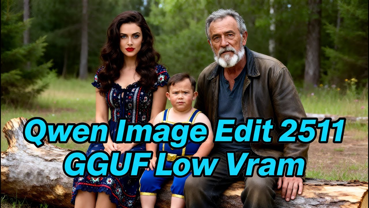 Qwen Image Edit 2511 - Upgrade Over 2609 Tutorial for AI image editing ...