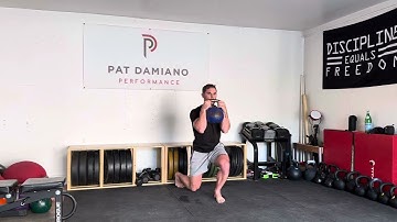 Kettlebell Goblet Hold Reverse Lunge