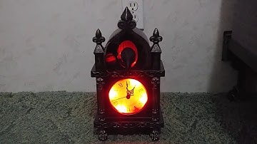 Tekky Design 2020 Halloween Animated Raven Clock (Clock Of Doom)