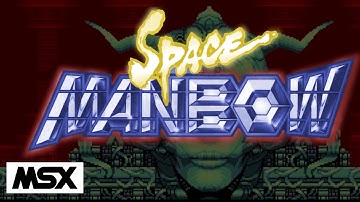 Space Manbow (スペースマンボウ) full playthrough [Konami 1998] (Enhanced Version) (TAS) MSX