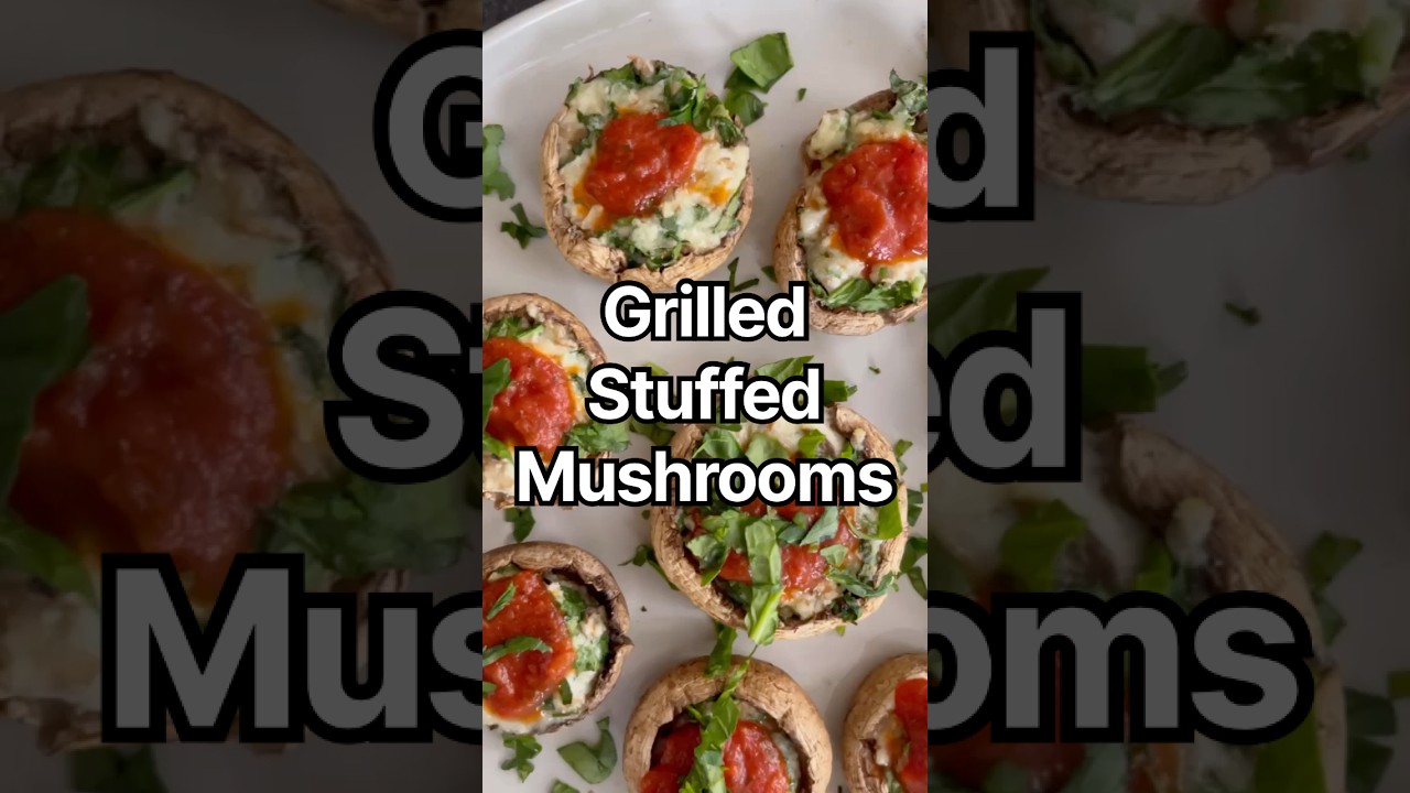 Easy Grilled Stuffed Mushrooms Everyone Loves