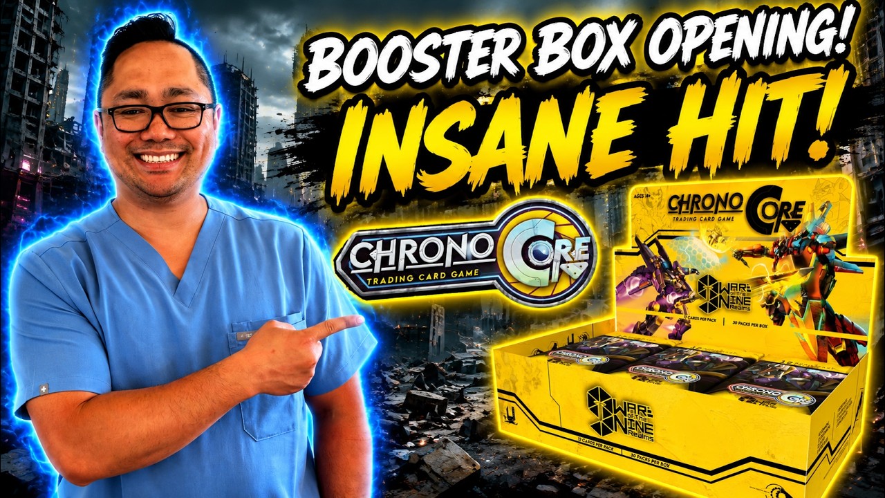 I Opened My FIRST Chrono Core TCG Booster Box and Pulled a HUGE