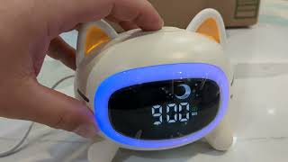 Analoi Sleep Trainer Clock - Best Kids Alarm Clock with sleep sounds