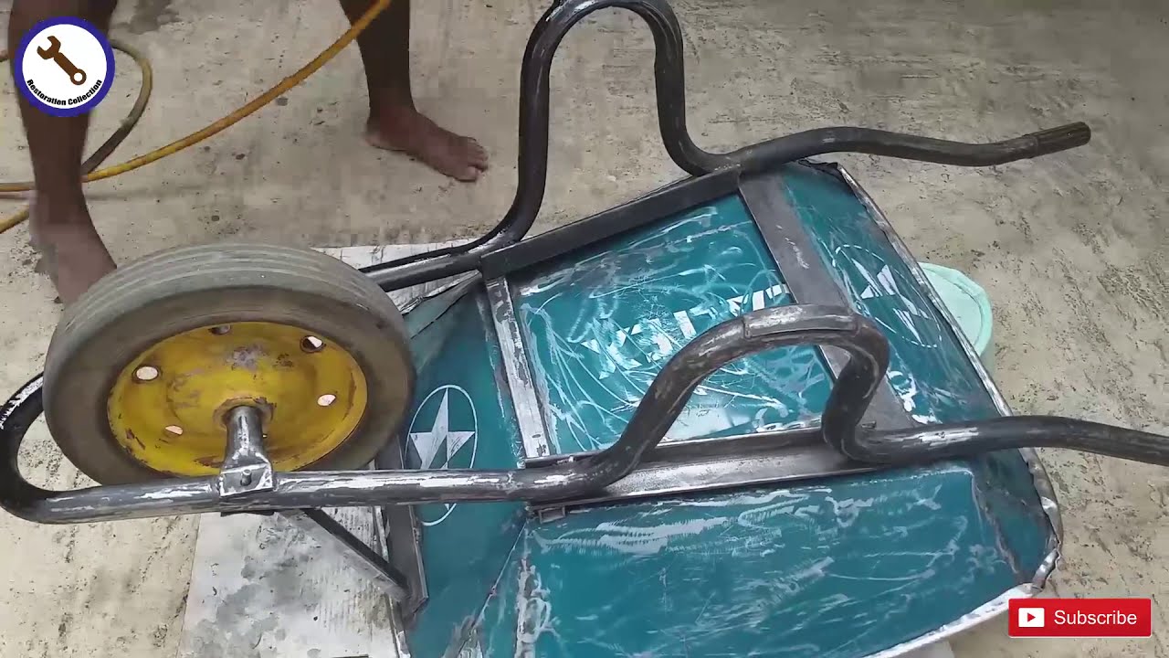 restoration of a Wheelbarrow/ How to restore a wheelbarrow/wheelbarrow