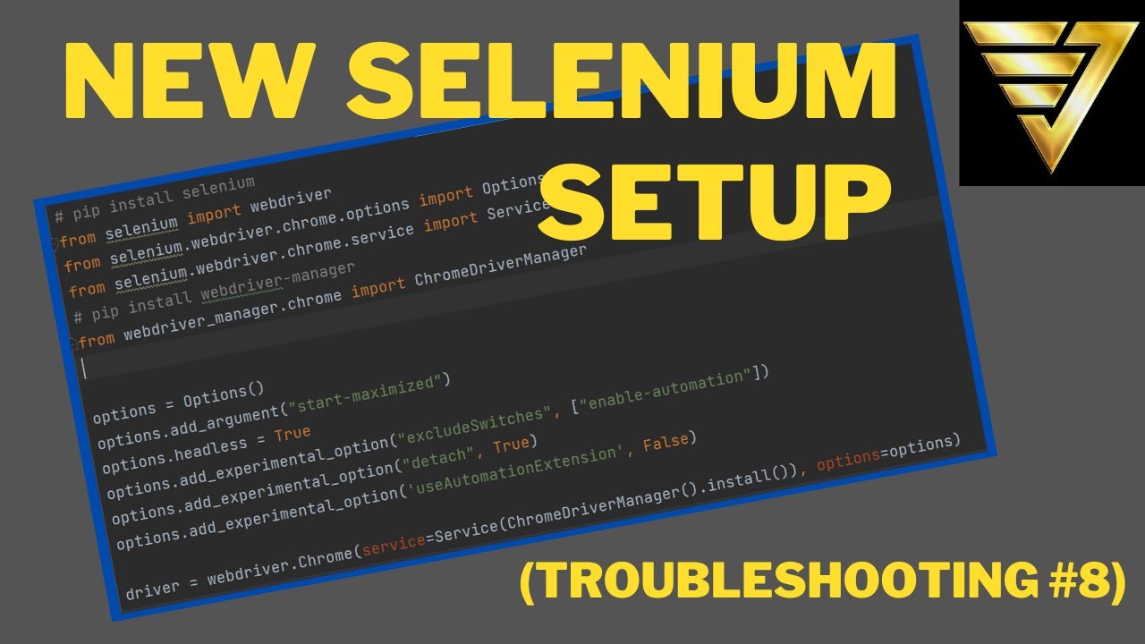 New #Selenium Setup -- DeprecationWarning: executable_path has been deprecated (Troubleshooting #8) - YouTube New #Selenium Setup -- Deprecationwarning: Executable_Path Has Been Deprecated (Troubleshooting #8) - Youtube