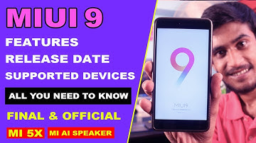 MIUI 9 Official Release Date | New Features & Supported Devices | Stable, Beta Rom Update India