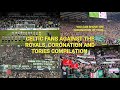 Celtic fans against the royal family coronation and tories compilation